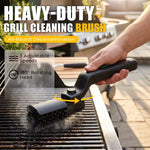 Say goodbye to stubborn grill grime! 🔥✨ Meet the ultimate cordless electric grill brush – your new BBQ cleaning bestie! Rechargeable, adjustable, and perfect for heavy oil stains. Get your grill sparkling clean in no time! 🧼💪 #BBQ #GrillCleaning #OutdoorCooking