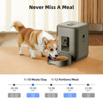 Level up your pet care game with our 2L Smart Pet Feeder! Control feeding times and portions from anywhere using Wi-Fi and the app, plus keep an eye on your furry friends with the built-in camera! Perfect for both cats and dogs! 🐾📱✨