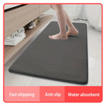 Transform Your Bathroom with Our Large Anti-Skid Water-Absorbent Floor Mat! 🛁✨ #HomeDecor #BathroomEssentials