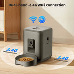 Level up your pet care game with our 2L Smart Pet Feeder! Control feeding times and portions from anywhere using Wi-Fi and the app, plus keep an eye on your furry friends with the built-in camera! Perfect for both cats and dogs! 🐾📱✨