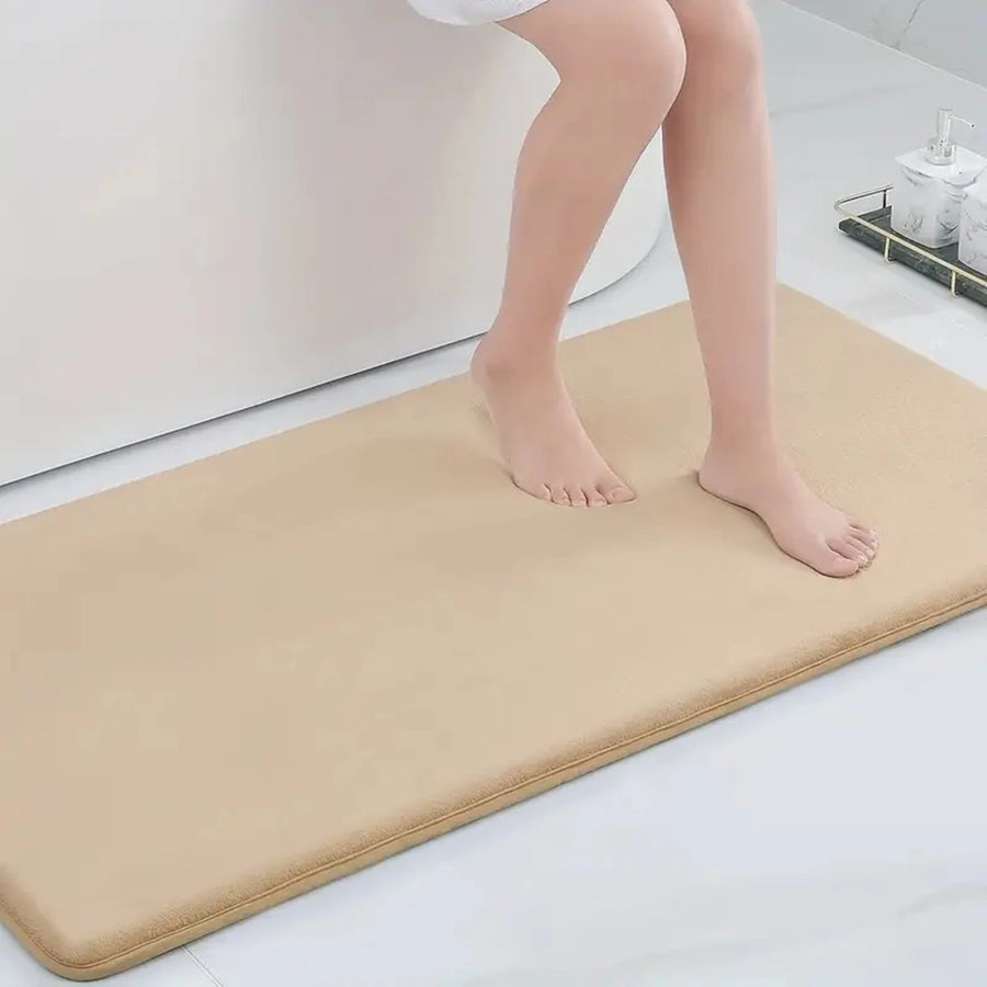 Transform Your Bathroom with Our Large Anti-Skid Water-Absorbent Floor Mat! 🛁✨ #HomeDecor #BathroomEssentials