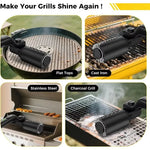 Say goodbye to stubborn grill grime! 🔥✨ Meet the ultimate cordless electric grill brush – your new BBQ cleaning bestie! Rechargeable, adjustable, and perfect for heavy oil stains. Get your grill sparkling clean in no time! 🧼💪 #BBQ #GrillCleaning #OutdoorCooking